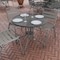 Flash Furniture Bellamy 31.5'' Silver Round Tempered Glass Metal Table TLH-070-2-SV-GG - alternate 6